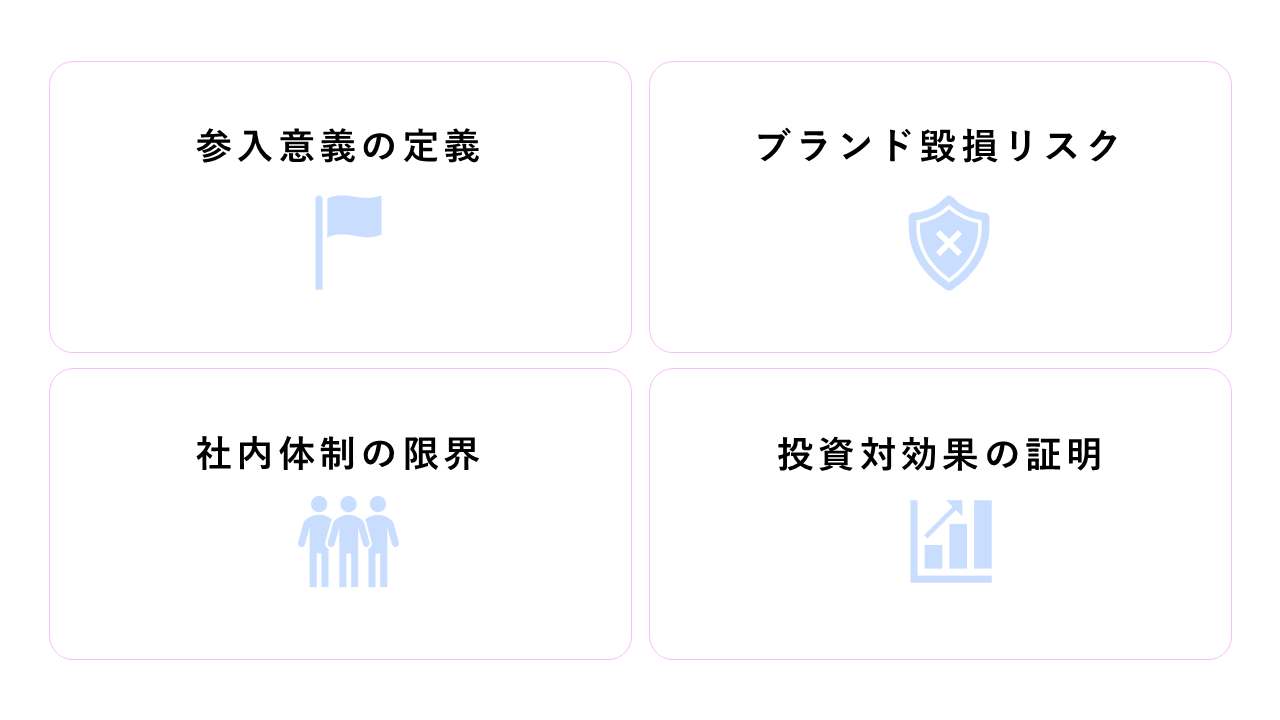 エンタープライズ企業が直面する4つの参入障壁