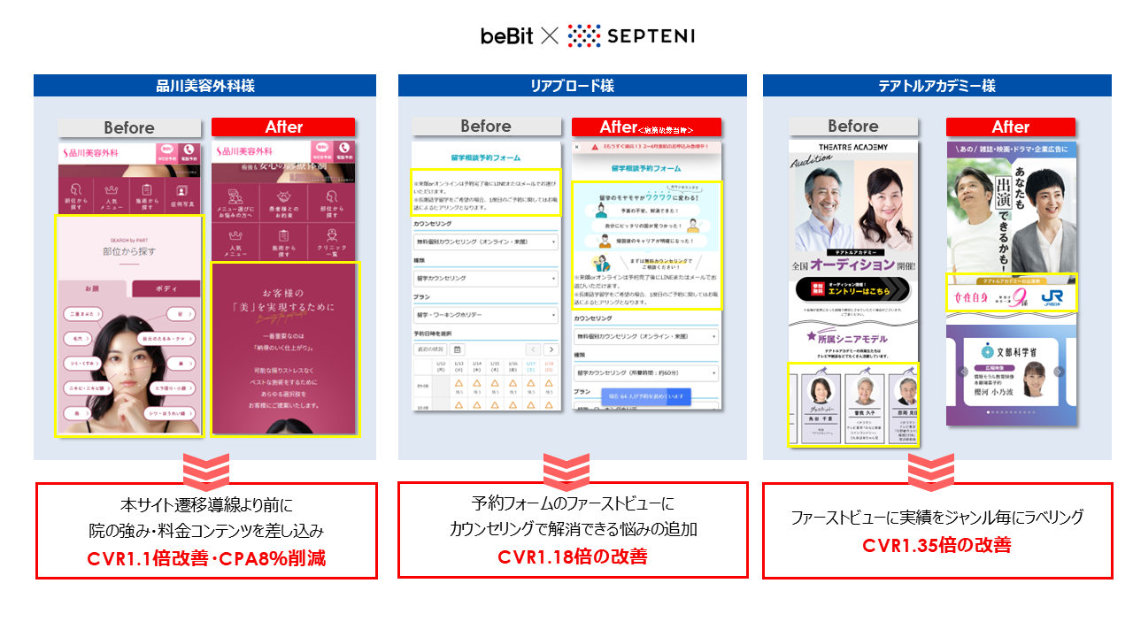 ビービット協業3事例